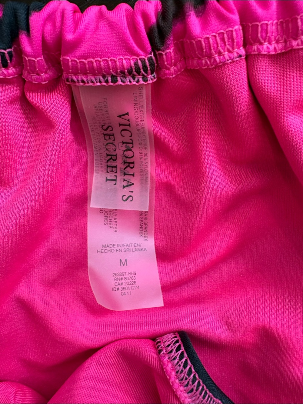 Victoria's Secret Bright Hot Pink Bikini Bottom w Side Tie - Picture 5 of 5
